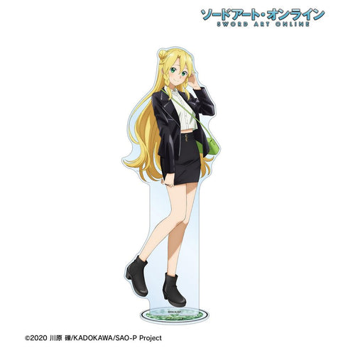 『ソードアート・オンライン』描き下ろし リーファ ライダースジャケットver. 特大アクリルスタンド【202609再販】