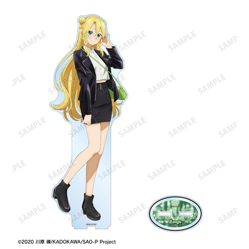 『ソードアート・オンライン』描き下ろし リーファ ライダースジャケットver. 特大アクリルスタンド【202609再販】