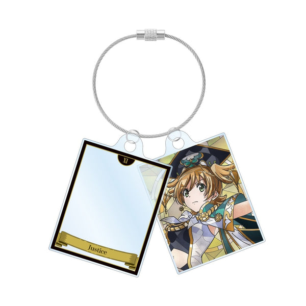 『少女☆歌劇 レヴュースタァライト』大場 なな Aure Glass 2連ワイヤーアクリルキーホルダー【202609再販】