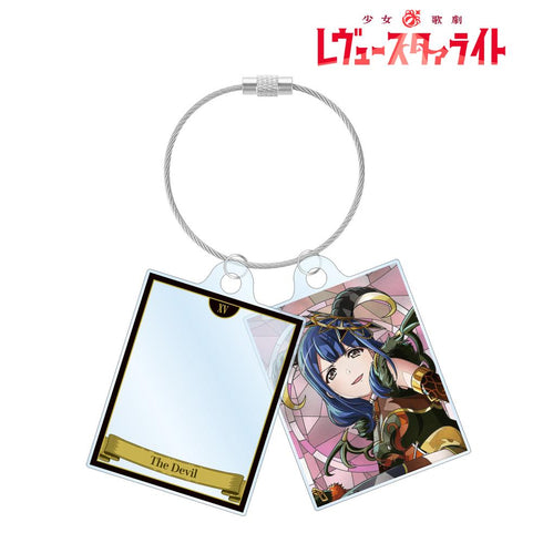 『少女☆歌劇 レヴュースタァライト』花柳 香子 Aure Glass 2連ワイヤーアクリルキーホルダー
