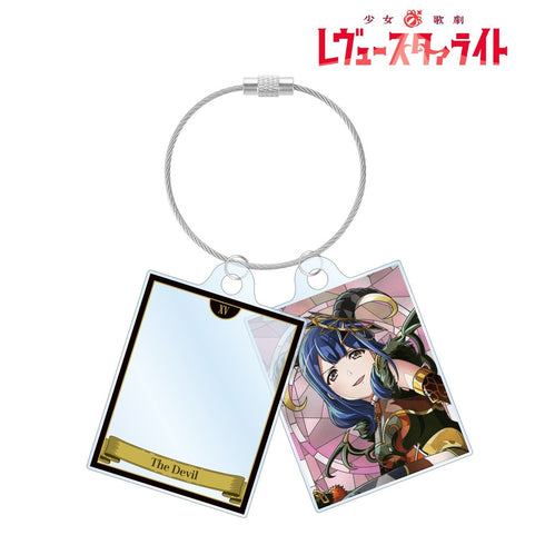 『少女☆歌劇 レヴュースタァライト』花柳 香子 Aure Glass 2連ワイヤーアクリルキーホルダー【202609再販】