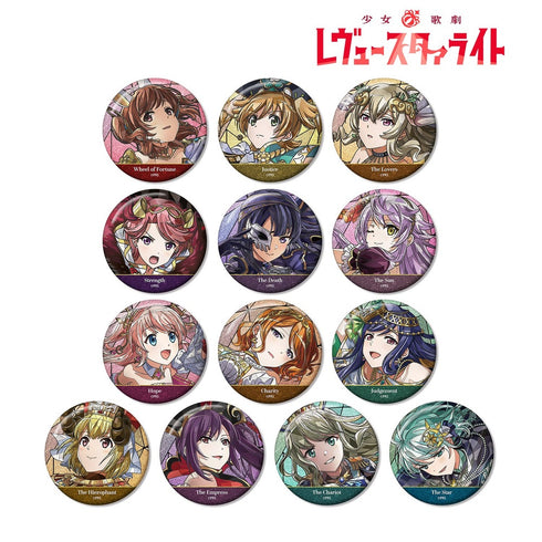 『少女☆歌劇 レヴュースタァライト』トレーディング Aure Glass グリッター缶バッジ ver.A(単位/BOX)【202609再販】