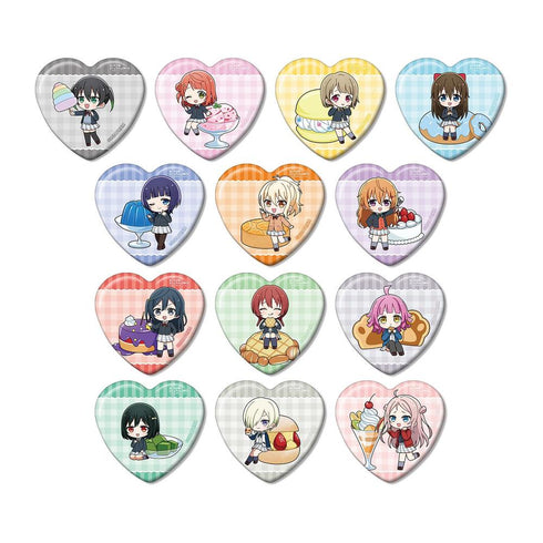 《Love Live! 虹咲学园校园偶像同好会》可收集版 迷你角色 甜点版 心形徽章(单位/盒)