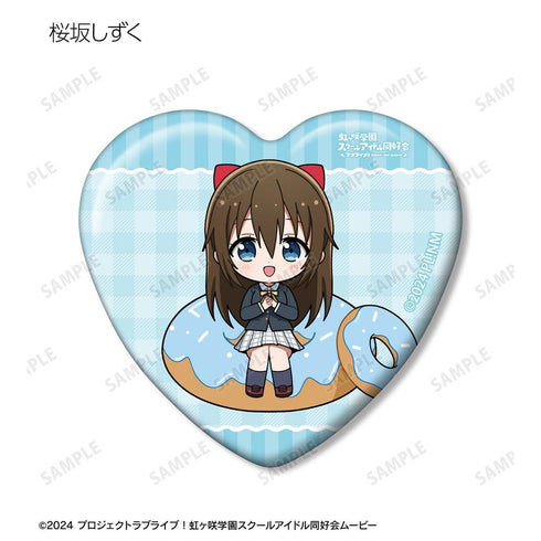 《Love Live! 虹咲学园校园偶像同好会》可收集版 迷你角色 甜点版 心形徽章(单位/盒)