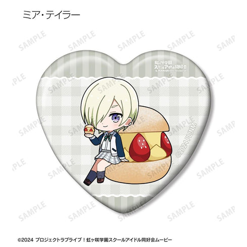 《Love Live! 虹咲学园校园偶像同好会》可收集版 迷你角色 甜点版 心形徽章(单位/盒)