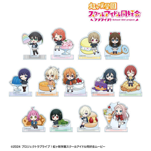 《Love Live! 虹咲学园校园偶像同好会》收藏卡 迷你角色 甜点版 亚克力立牌(单位/盒)