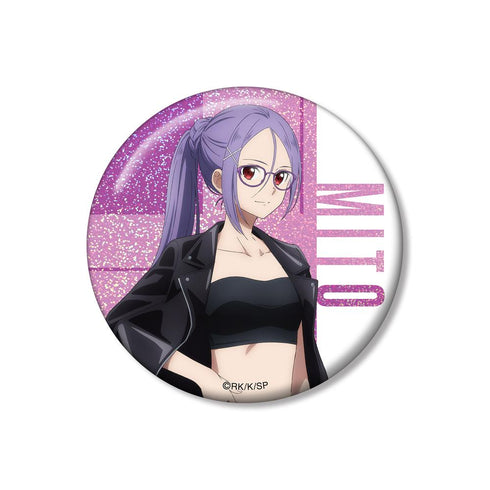 『ソードアート・オンライン』描き下ろし ミト ライダースジャケットver. 75mmホログラム缶バッジ