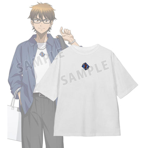 『ダイヤのA actII -Second Season-』描き下ろし 御幸一也 私服・ショッピングver. 着用刺繍BIGシルエットTシャツユニセックス