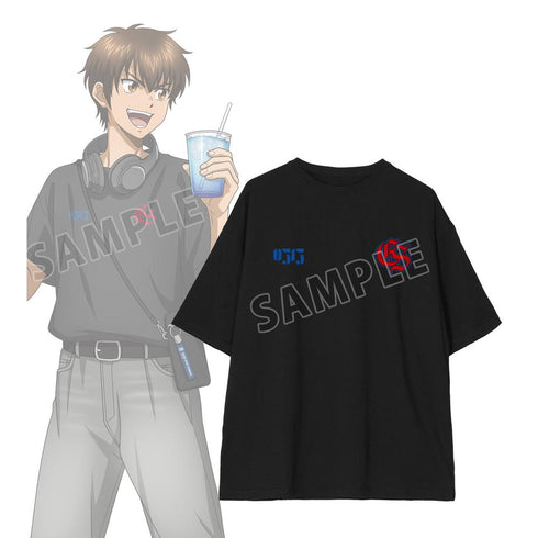 『ダイヤのA actII -Second Season-』描き下ろし 沢村栄純 私服・野球観戦ver. 着用BIGシルエットTシャツユニセックス
