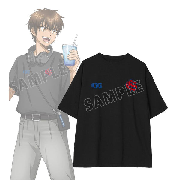 『ダイヤのA actII -Second Season-』描き下ろし 沢村栄純 私服・野球観戦ver. 着用BIGシルエットTシャツユニセックス
