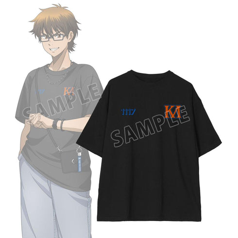 『ダイヤのA actII -Second Season-』描き下ろし 御幸一也 私服・野球観戦ver. 着用BIGシルエットTシャツユニセックス