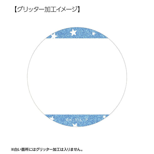 "Lucky☆Star" Trading Card Scene Glitter Pin Badges (Sold by the box)