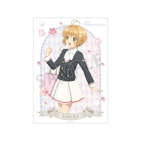 『カードキャプターさくら クリアカード編』描き下ろし 木之本 桜 みんなで旅行ver. A3マット加工ポスター