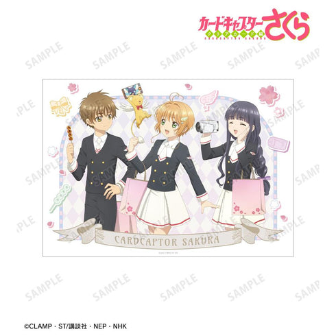 "Cardcaptor Sakura: Clear Card Arc" Original Illustration: Group Shot – Everyone on a Trip Ver. A3 Matte-Finish Poster