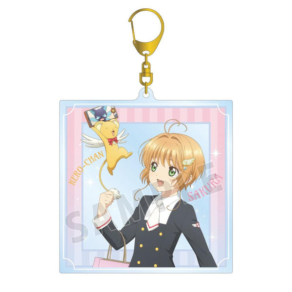 "Cardcaptor Sakura: Clear Card Arc" Original Illustration: Sakura Kinomoto & Kero-chan "Group Trip" Ver. BIG Acrylic Keychain
