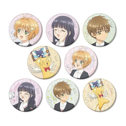 "Cardcaptor Sakura: Clear Card Arc" Original Art "Group Trip" Ver. Trading Glitter Pin Badges (Sold by the box)