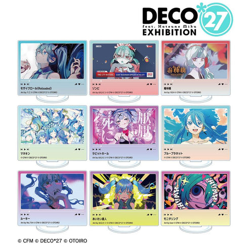 『DECO*27 feat. 初音未來 EXHIBITION Produced by DECO*27 / OTOIRO』收藏用縮圖壓克力立牌 ver.C(單位/盒)