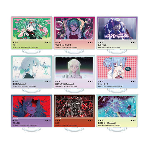 『DECO*27 feat. 初音未來 EXHIBITION Produced by DECO*27 / OTOIRO』收藏版縮圖壓克力立牌 ver.D(單位/盒)