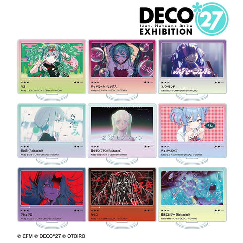 『DECO*27 feat. 初音未來 EXHIBITION Produced by DECO*27 / OTOIRO』收藏版縮圖壓克力立牌 ver.D(單位/盒)