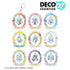 『DECO*27 feat.初音未来 EXHIBITION Produced by DECO*27 / OTOIRO』MANNEQUIN Art by 1024 摇摆式亚克力钥匙扣(单位/盒)