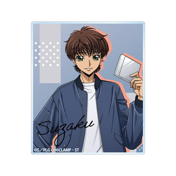 『コードギアス 反逆のルルーシュ』描き下ろし スザク 音楽ver. アクリルカード