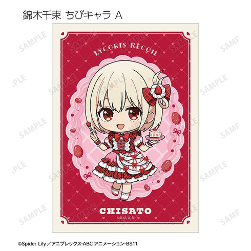 『リコリス・リコイル』描き下ろし&ちびキャラ スイーツ衣装/メルヘンメイドver. トレーディングブロマイド(単位/BOX)