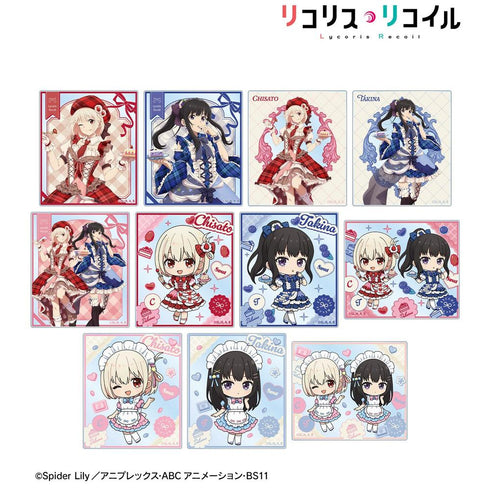『リコリス・リコイル』描き下ろし&ちびキャラ スイーツ衣装/メルヘンメイドver. トレーディングアクリルカード(単位/BOX)