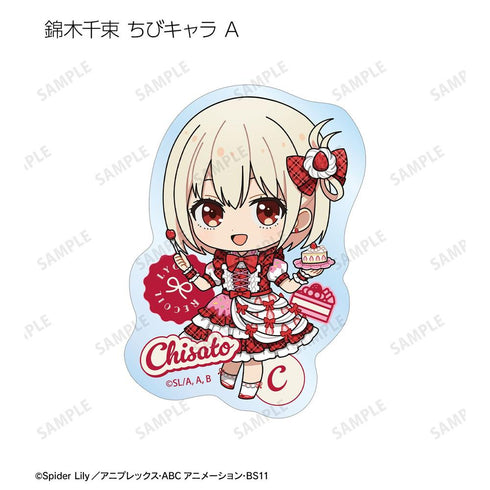 『リコリス・リコイル』描き下ろし&ちびキャラ スイーツ衣装/メルヘンメイドver. トレーディングクリアダイカットステッカー(単位/BOX)