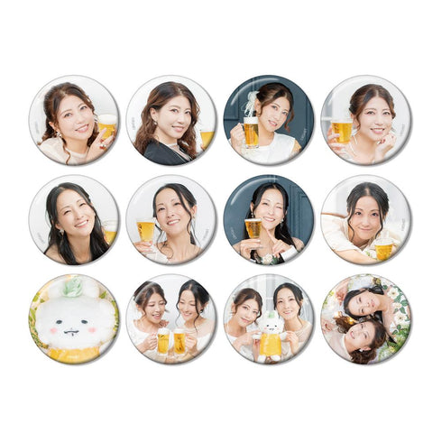 『涼子と静とおビールさん』トレーディング缶バッジ vol.2(単位/BOX)