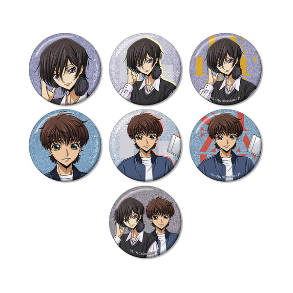 『コードギアス 反逆のルルーシュ』描き下ろし 音楽ver. トレーディンググリッター缶バッジ(単位/BOX)