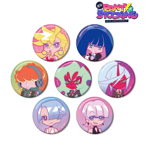 『New PANTY & STOCKING with GARTERBELT』トレーディング Ani-Art clear label 缶バッジ(単位/BOX)