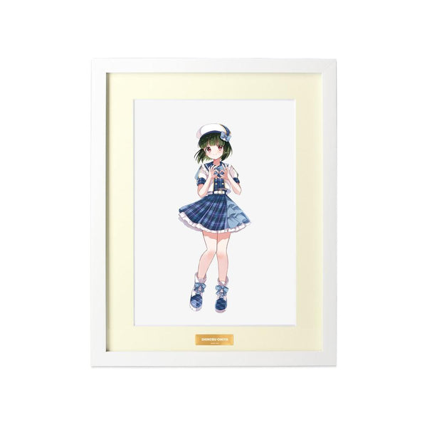 『きんいろモザイク』原悠衣先生 描き下ろし 大宮忍 アイドル風衣装ver. A4キャラファイングラフ