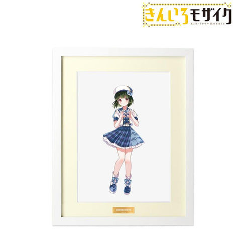 『きんいろモザイク』原悠衣先生 描き下ろし 大宮忍 アイドル風衣装ver. A4キャラファイングラフ