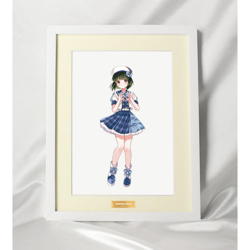 『きんいろモザイク』原悠衣先生 描き下ろし 大宮忍 アイドル風衣装ver. A4キャラファイングラフ