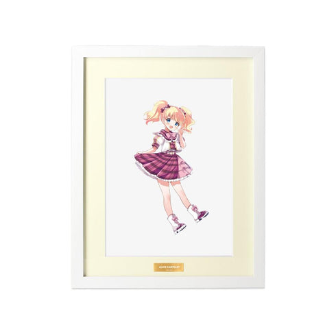 『きんいろモザイク』原悠衣先生 描き下ろし アリス・カータレット アイドル風衣装ver. A4キャラファイングラフ