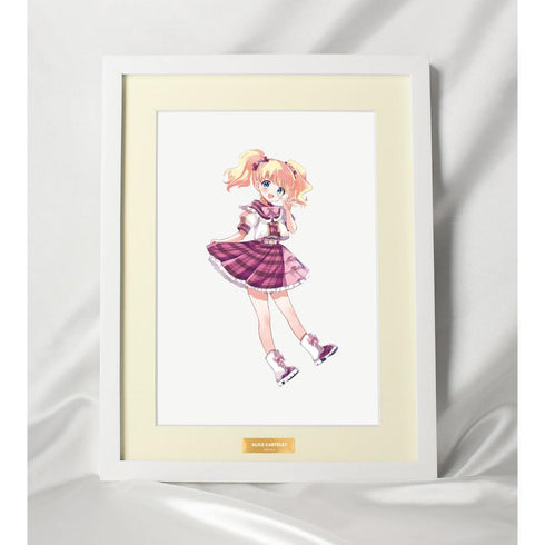 『きんいろモザイク』原悠衣先生 描き下ろし アリス・カータレット アイドル風衣装ver. A4キャラファイングラフ