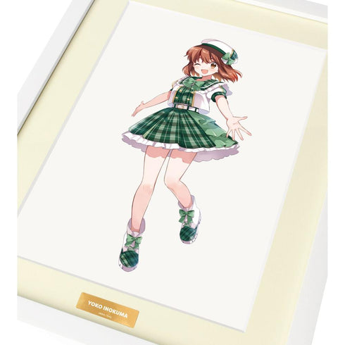 『きんいろモザイク』原悠衣先生 描き下ろし 猪熊陽子 アイドル風衣装ver. A4キャラファイングラフ
