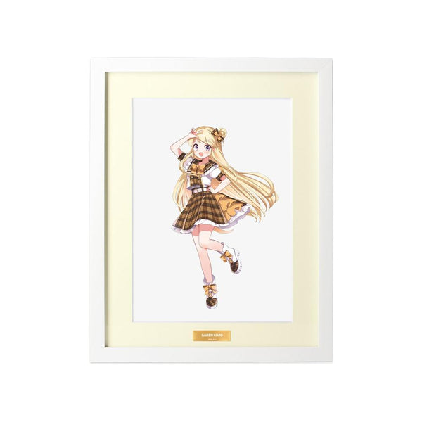 《金色马赛克》原悠衣老师 全新绘制 九条卡伦 偶像风服装版 A4角色精美海报