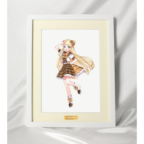 『きんいろモザイク』原悠衣先生 描き下ろし 九条カレン アイドル風衣装ver. A4キャラファイングラフ