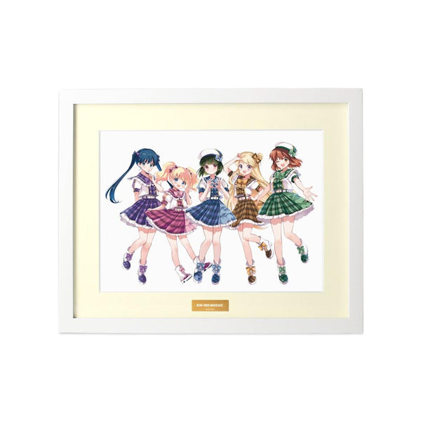 《金色马赛克》原悠衣老师 全新绘制 合体 偶像风服装版 A4角色精美海报