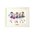 『きんいろモザイク』原悠衣先生 描き下ろし 集合 アイドル風衣装ver. A4キャラファイングラフ