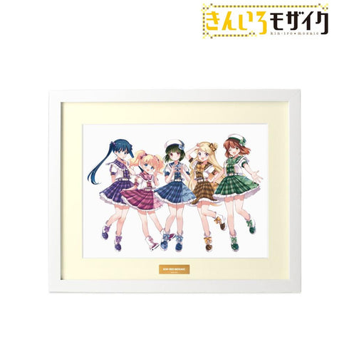 『きんいろモザイク』原悠衣先生 描き下ろし 集合 アイドル風衣装ver. A4キャラファイングラフ