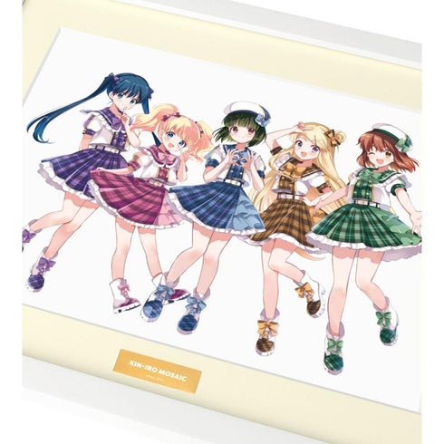 『きんいろモザイク』原悠衣先生 描き下ろし 集合 アイドル風衣装ver. A4キャラファイングラフ