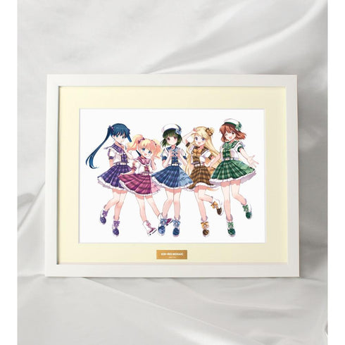 『きんいろモザイク』原悠衣先生 描き下ろし 集合 アイドル風衣装ver. A4キャラファイングラフ