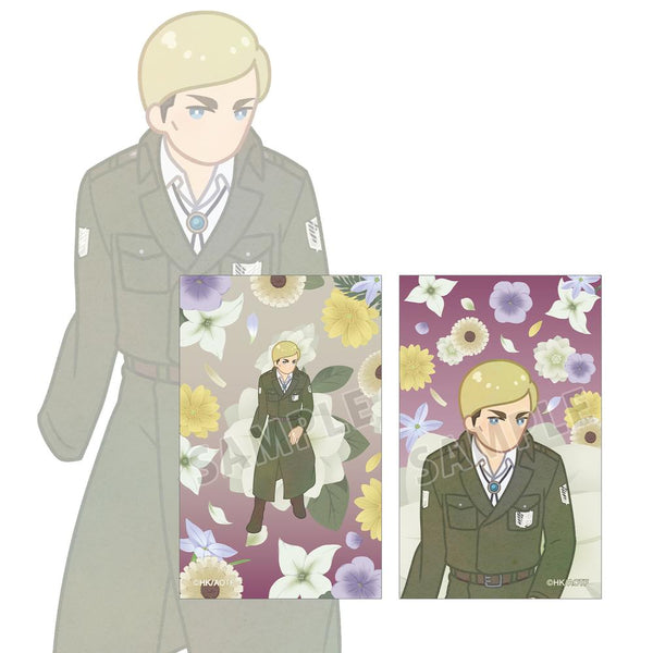 『進撃の巨人』エルヴィン Botania 第4弾 イラストカード2枚セット