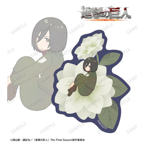 『進撃の巨人』ミカサ Botania 第4弾 クリアダイカットステッカー