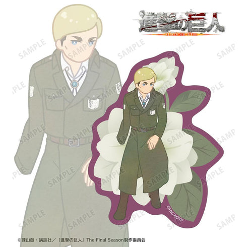 『進撃の巨人』エルヴィン Botania 第4弾 クリアダイカットステッカー