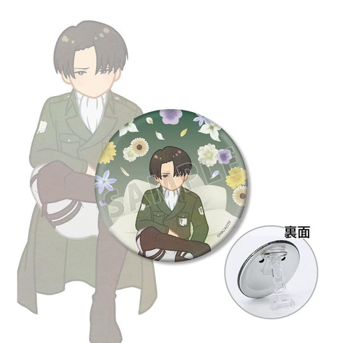 『進撃の巨人』リヴァイ Botania 第4弾 3WAY缶バッジ【202607再販】