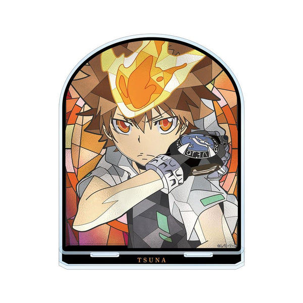 『家庭教師ヒットマンREBORN!』沢田 綱吉 Aure Glass BIGアクリルスタンド