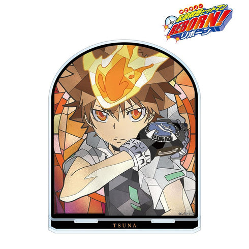 『家庭教師ヒットマンREBORN!』沢田 綱吉 Aure Glass BIGアクリルスタンド
